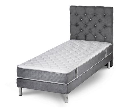 Set krevet, madrac i uzglavlje kreveta Syrius Diamond 90x190 cm
