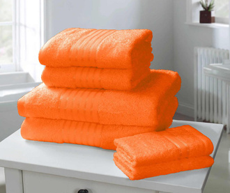 Set 6 kupaonskih ručnika Windsor Orange