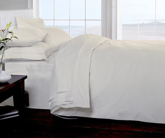 Cearsaf de pat cu elastic Brighton Hill, Brighton Hill Cream, bumbac de inalta calitate, 180x200 cm