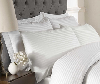 Set 2 jastučnice Brighton Hill Premium White 50x75 cm