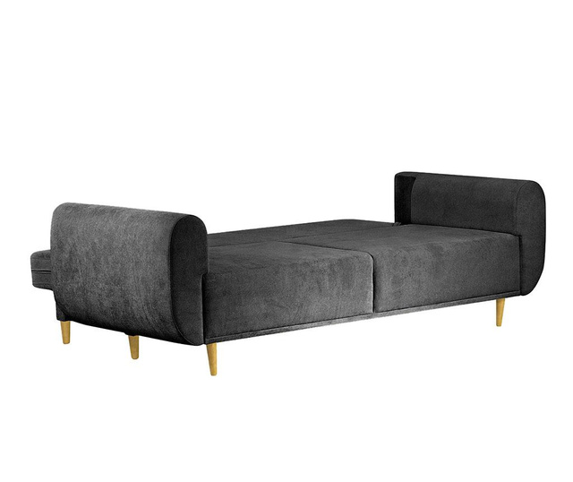 Copenhague Dark Grey Háromszemélyes kihúzható kanapé