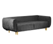 Copenhague Dark Grey Háromszemélyes kihúzható kanapé