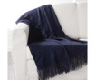 Priročna odeja Shelly Dark Blue 120x150 cm