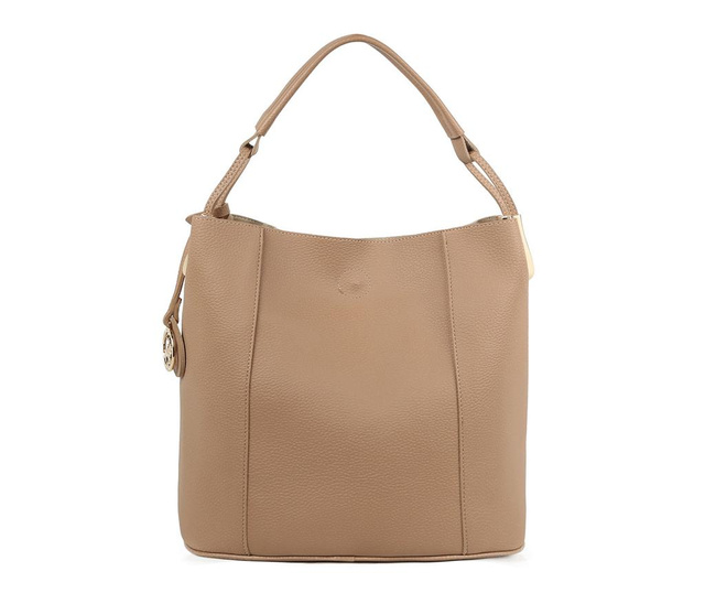 Geanta Beverly Hills Polo Club, Nia Beige, bej, piele ecologica