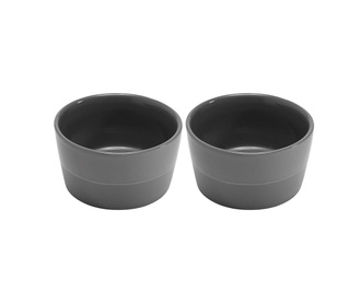 Set 2 kalupov za peko Ramekin Dipped Mini Grey 325 ml