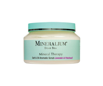 Piling krema za tijelo Mineralium Mineral Therapy Salt and Oil Lavender Apple 500 ml