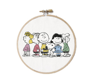 Stenska dekoracija Stitch Charlie Brown Friends