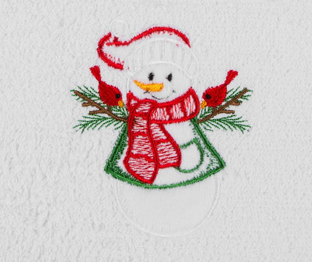 Kopalniška brisača Christmas Snowman 30x50 cm