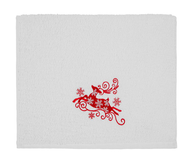 Kupaonski ručnik Reindeer Snowflakes 30x50 cm