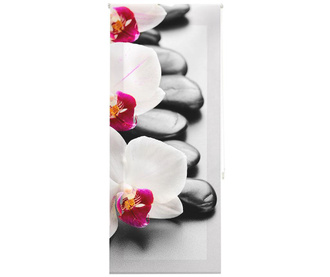 Jaluzea tip rulou Blindecor, Orchid, poliester imprimat digital, 100x250 cm