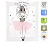 Jaluzea tip rulou Blindecor, My Little Ballerina, poliester imprimat digital, 140x180 cm