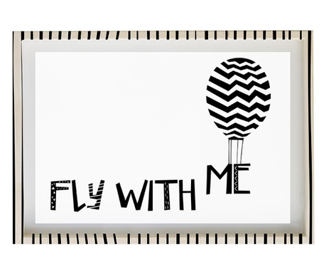 Tablou The Wild Hug, Fly With Me, imagine imprimata HD, 50x70 cm
