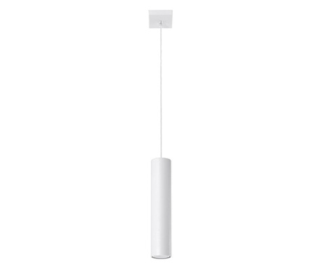 Lustra Nice Lamps, Castro White, otel, alb, 8x8x100 cm