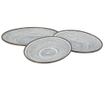 Set dekorativnih tanjura za slastice i čokoladu 3 kom cm ø 50,5x4,5- 39,2x4,5-35x4