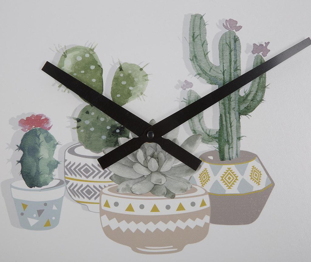 Baroni Home Стенен часовник Cactus 