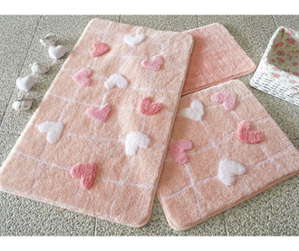 Kally Pink 3 db Fürdőszobai szőnyeg