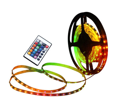 Banda cu LED-uri Näve, Bright Colors, plastic, 1x500x1 cm