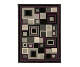 Tepih Hudson Black & Purple 160x220 cm