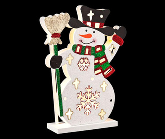 Decoratiune luminoasa Snowman Waving
