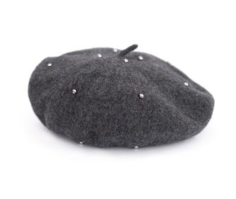 Imelda Black Női barett sapka