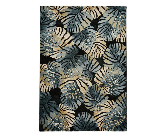 Tropics Black & Blue Szőnyeg 120x170 cm