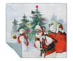 Santa & Snowman Takaró 120x170 cm