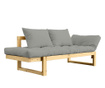 Sofa extensibila Edge Honey and Granite Grey