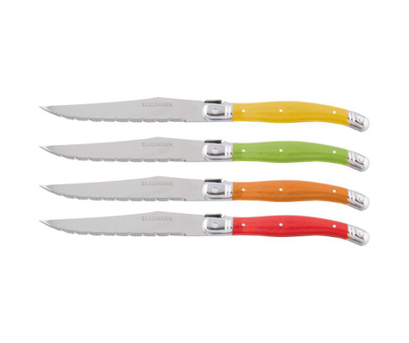 Комплект 4 ножа за печено месо Mix Color