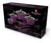 15-delni set posode za kuhanje Metallic Royal Purple