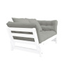 Sofa extensibila Beat White and Grey