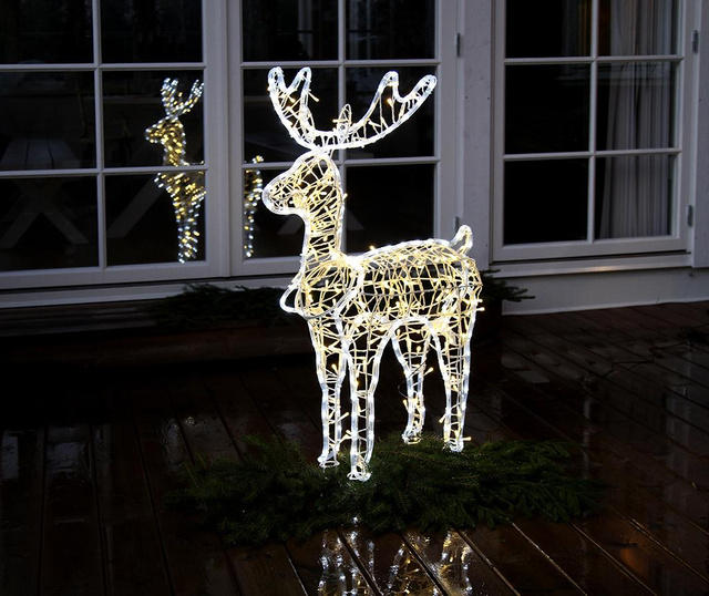 Светеща декорация за екстериор Reindeer