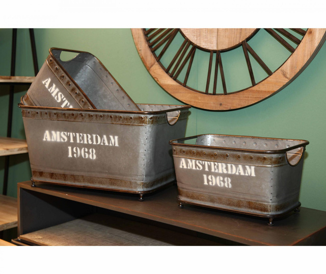 Комплект 3 кутии за съхранение Amsterdam