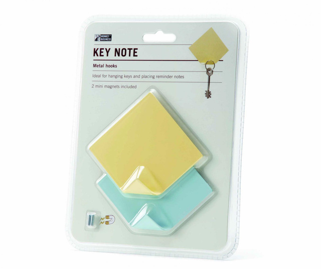 Set 2 obešalnikov za ključe Key Note