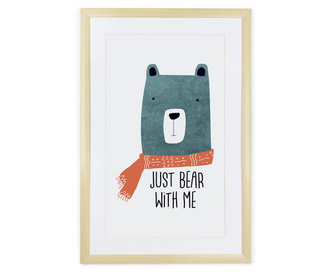 Just Bear With Me Kép 40x60 cm