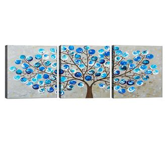 Комплект 3 картини Wind 30x30 см