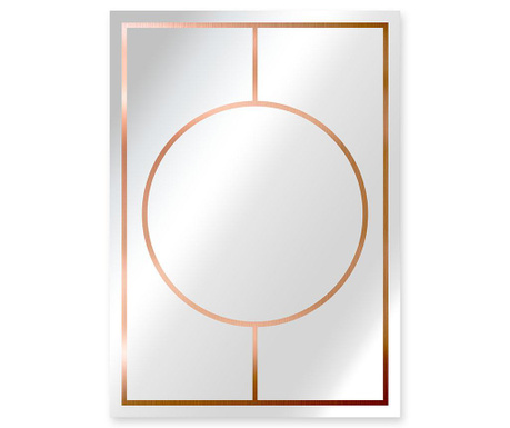 Zrcadlo Geometric Copper