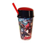 Чаша с капак и сламка Avengers Snack 400 мл