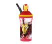 Iron Man Pohár fedővel és szívószállal 360 ml