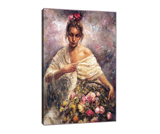 Slika Maria with Flowers 40x60 cm
