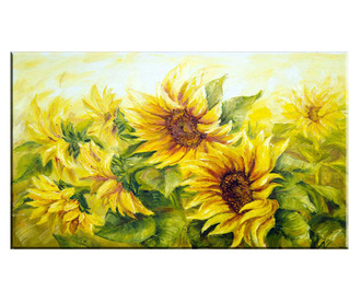 Slika Sunflower Field 100x140 cm
