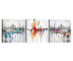 Комплект 3 картини Dancing in the Rain 30x30 см