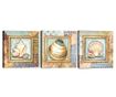 Set 3 slik Seashells 30x30 cm