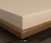 Cearsaf de pat cu elastic Patik, Mini Beige, bumbac sanforizat cu protectie antibacteriana, 160x200 cm, bej