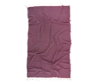 Kupaonski ručnik Pestemal Rodos Red 90x170 cm
