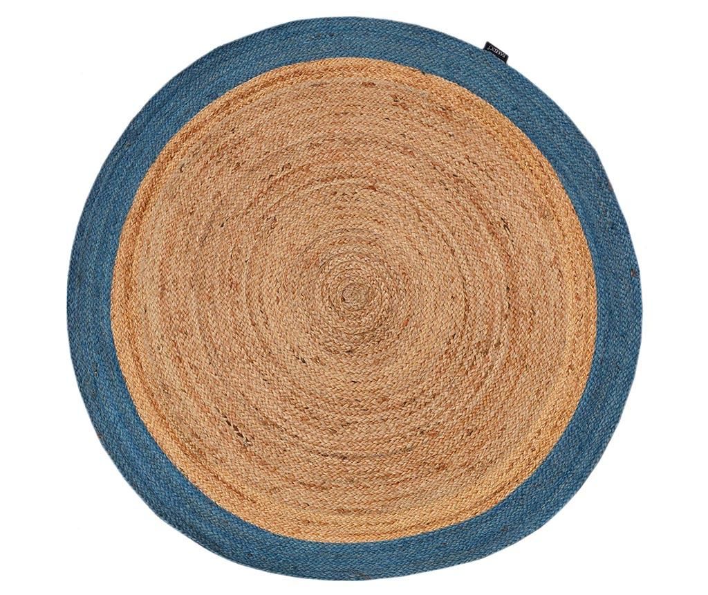 Rug Roberta Natural & Blue 120 cm