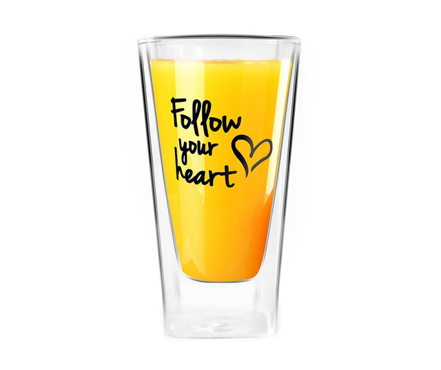 Pahar Follow Your Heart 300 ml