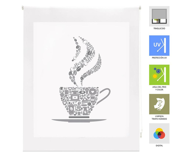 Rolo zastor Coffee Cup Taupe 120x250 cm