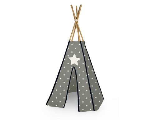 Детска палатка за игра Cool Grey Stars