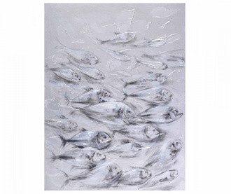 Fish Swim Festmény 75x100 cm
