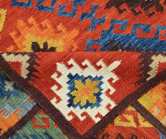 Covor Bakero, Kilim Meda Red, 120x180 cm